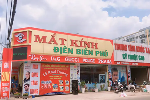 Bảng Giá Tròng Kính Cận Điện Biên Phủ