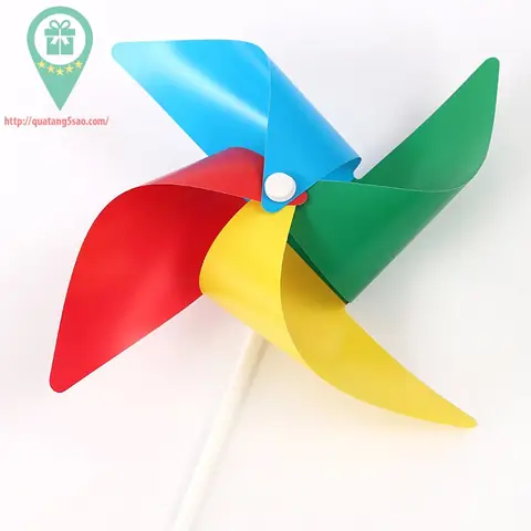 Chong Chóng Nhựa 7 Màu - Đồ Chơi Phát Triển Trí Thông Minh Cho Bé
