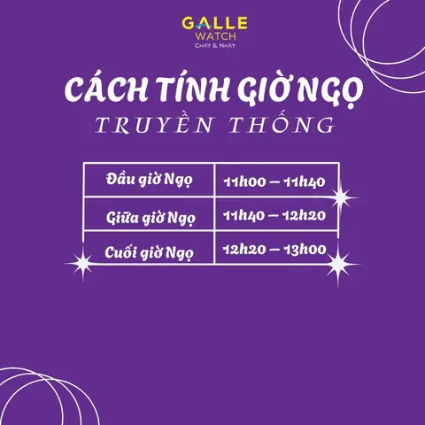 Giờ Ngọ Trong Âm Lịch: Bảng Giờ Chuẩn & Cách Tính Chính Xác