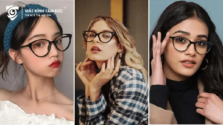 Kính Mắt Mèo Hợp Với Khuôn Mặt Nào? Bí Quyết Chọn Đúng Kiểu Dáng