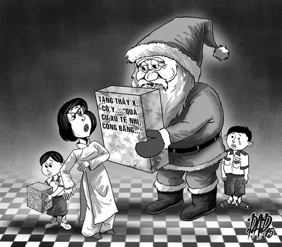 Ông Già Noel Tặng Quà Như Thế Nào