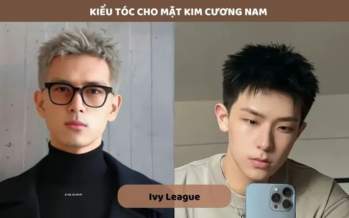 Tóc Phù Hợp Với Mặt Kim Cương Nam