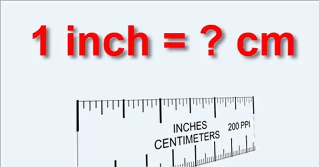 Inch Bằng Bao Nhiêu Cm? Cách Quy Đổi Sang Các Đơn Vị Đo Lường