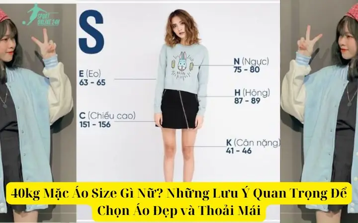 Hướng Dẫn Chi Tiết: 40kg Mặc Áo Size Gì Nữ Để Vừa Vặn Và Đẹp?