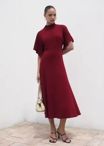 A Line Dress With Sleeves A Line Dress With Sleeves