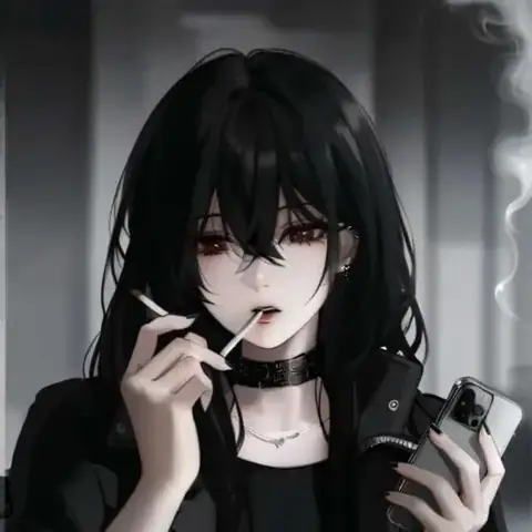Anime Nữ Tóc Đen Lạnh Lùng