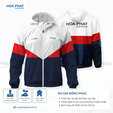 Áo Khoác Gió Đồng Phục