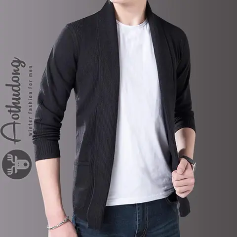 Áo Khoác Len Nam Cardigan