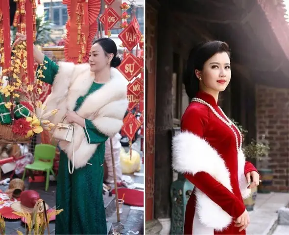 Áo Khoác Ngoài Áo Dài