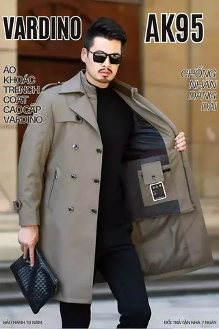 Áo Khoác Trench Coat Nam: Đánh Giá Chi Tiết & Gợi Ý Phối Đồ Hoàn Hảo