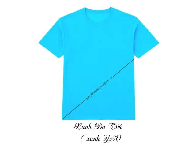 Áo Màu Xanh Dương Nhạt