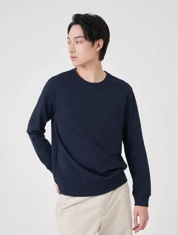 Áo Nỉ Nam Cổ Tròn