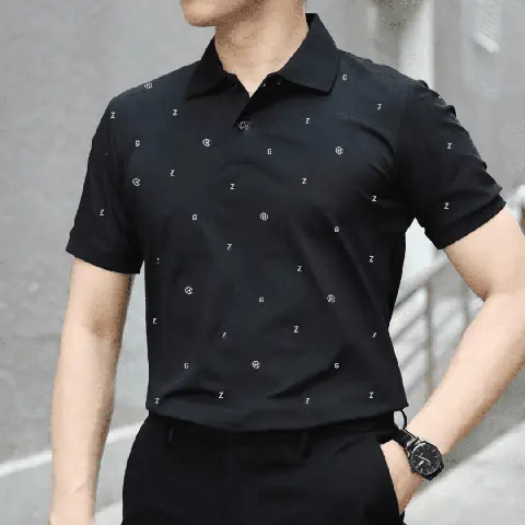 Áo Polo Nam Họa Tiết