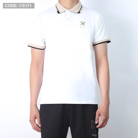 Áo Thun Cotton Có Cổ