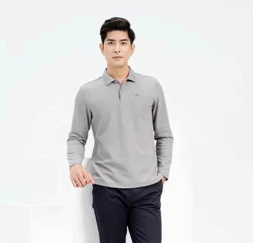 Áo Thun Dài Tay Nam Có Cổ