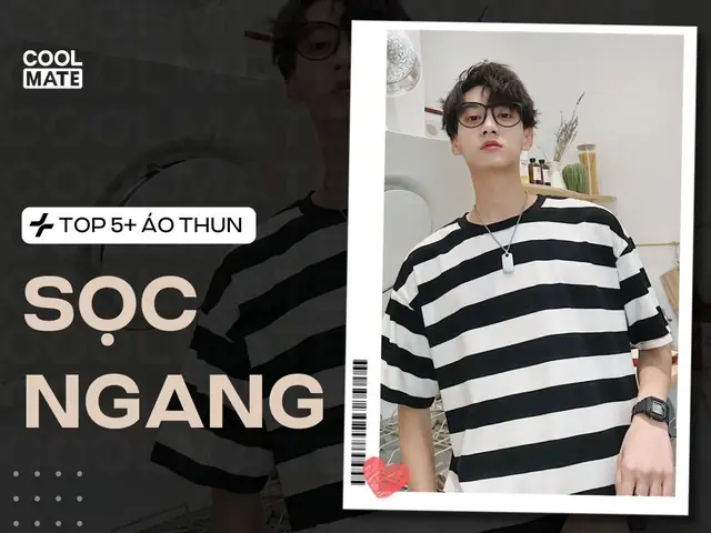Áo Thun Sọc Ngang Nam: Top 5 Mẫu Bán Chạy Nhất & Cách Phối Chuẩn