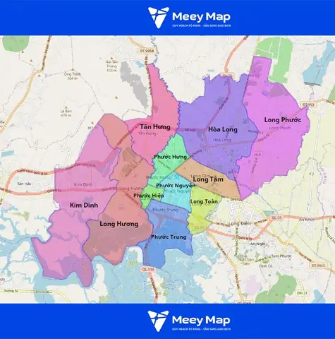 Bản Đồ Thành Phố Bà Rịa