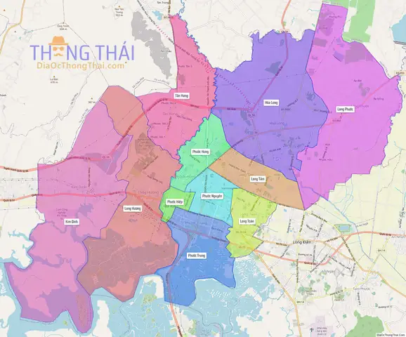 Bản Đồ Tp Bà Rịa