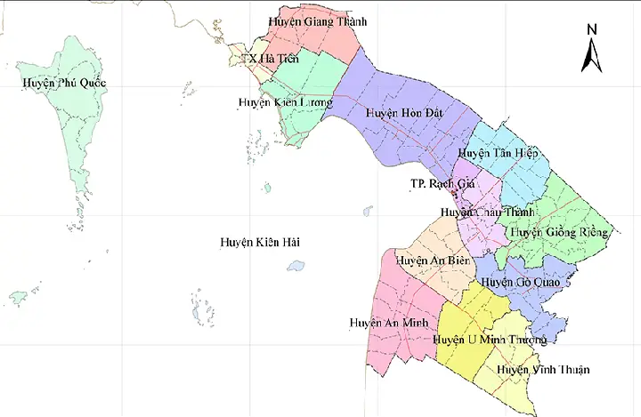 Bản Đồ Về Kiên Giang
