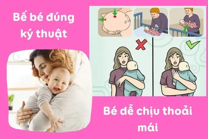 Bế Trẻ Sơ Sinh Đúng Cách