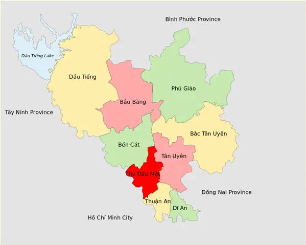 Bình Dương Gần Quận Mấy