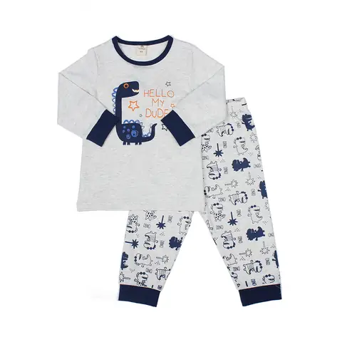 Bộ Cotton Dài Tay Cho Bé