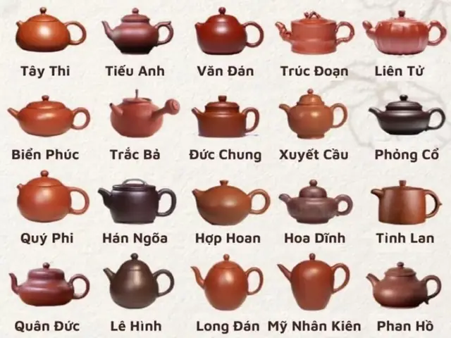16 Dáng Ấm Tử Sa Kinh Điển: Bí Quyết Chọn Bạn Trà Hoàn Hảo