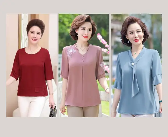 Các Kiểu Áo Đẹp Tuổi Trung Niên