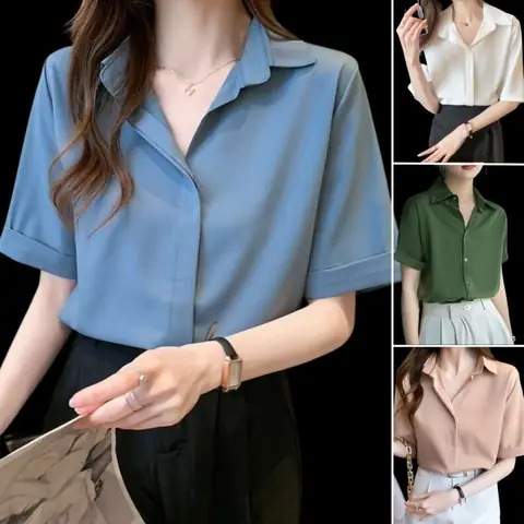 Các Kiểu Áo Sơ Mi Nữ Hàn Quốc