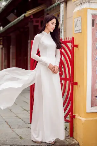 Các Mẫu Áo Dài Trắng