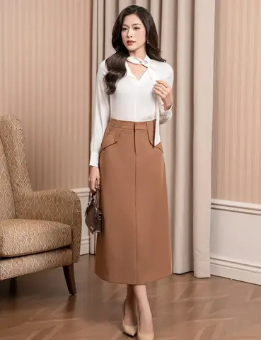 Các Mẫu Chân Váy Chữ A