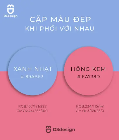 Các Màu Kết Hợp Với Nhau Đẹp