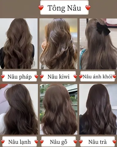 Các Màu Tóc Đẹp Cho Nữ