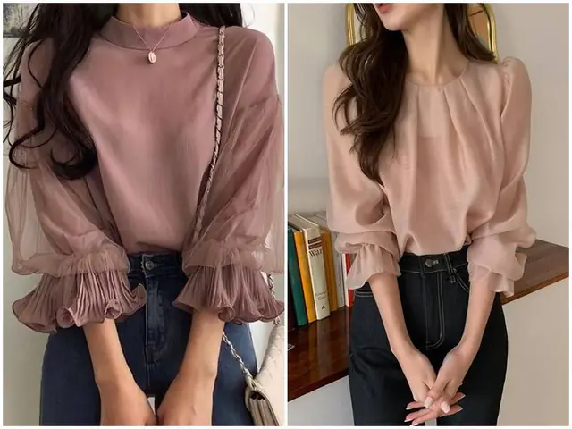 Cách Cắt Áo Cổ Tròn Xếp Ly