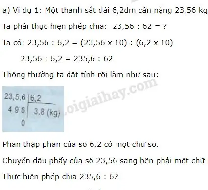 Cach Chia So Thap Phan