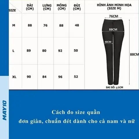 Cách Đo Vòng Mông Quần