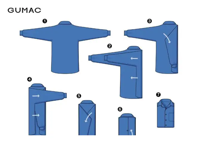 Cách Gấp Áo Khoác Không Mũ