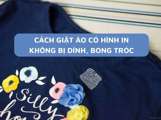 Cách Giặt Áo Có Hình In