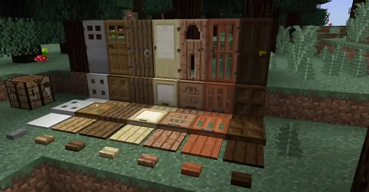 Cách Làm Cửa Trong Minecraft