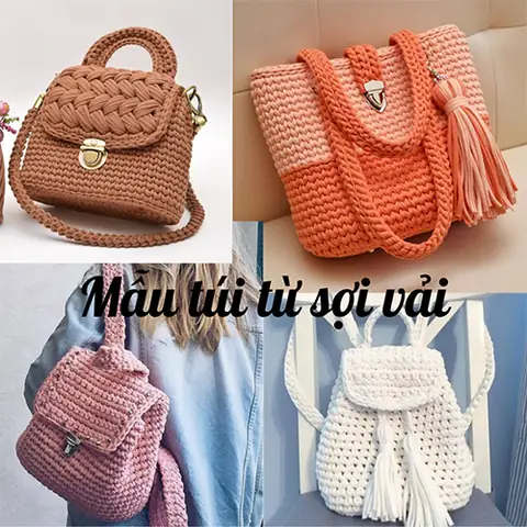 Cách Móc Túi Xách Bằng Sợi Vải
