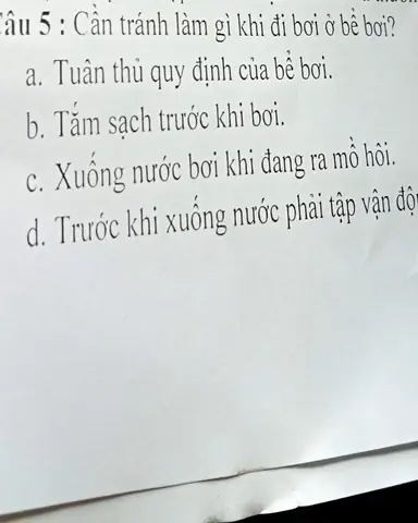 Những Việc Cần Tránh Khi Đi Bơi Ở Bể Bơi Để An Toàn Tuyệt Đối