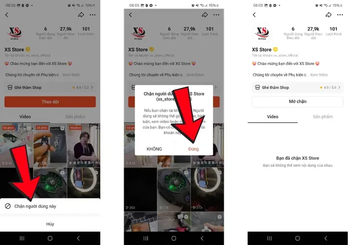 Chặn Người Mua Trên Shopee