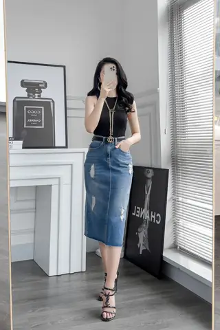 Chân Váy Jean Đẹp Nhất
