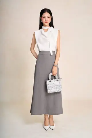 Chân Váy Vải Thô Đũi