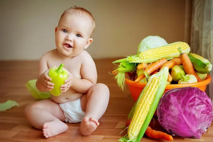 Cháo Bắp Cải Tím Cho Bé