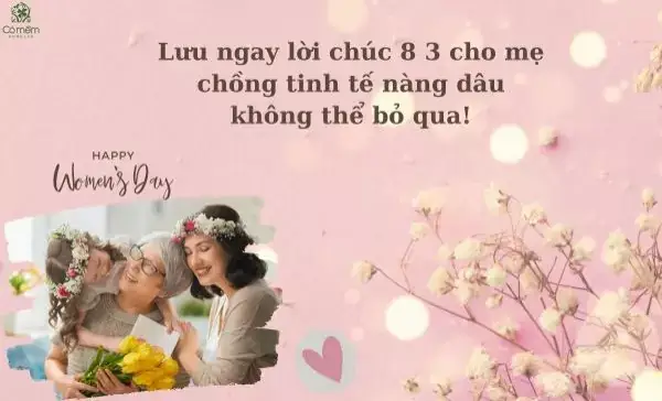 Chúc 8/3 Mẹ Chồng Tương Lai