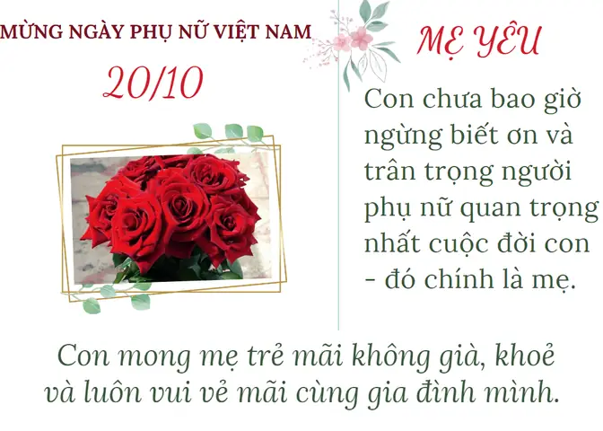 Chúc Gia Đình 20 10