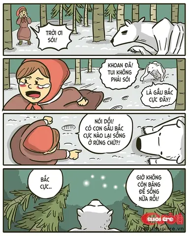 Cô Bé Quàng Khăn Đỏ Và Gấu