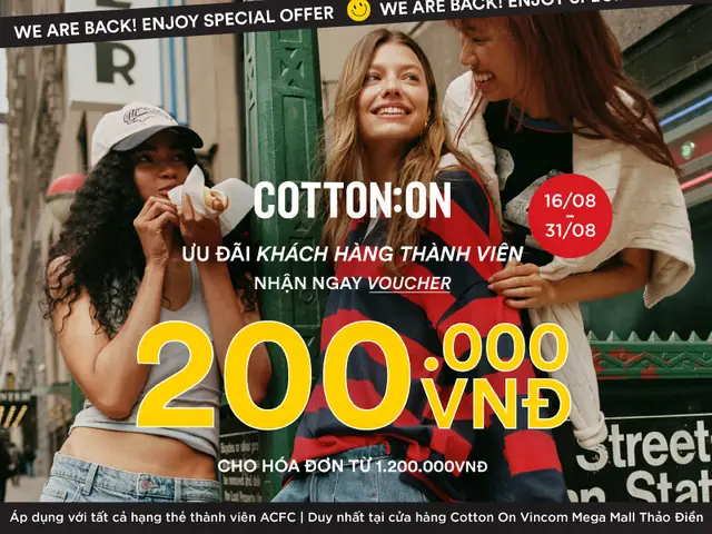 Cotton On Vincom Mega Mall Thảo Điền: Đánh Giá Toàn Diện Không Gian Mới & Ưu Đãi Hấp Dẫn
