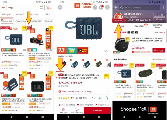 Cửa Hàng Chính Hãng Trên Shopee